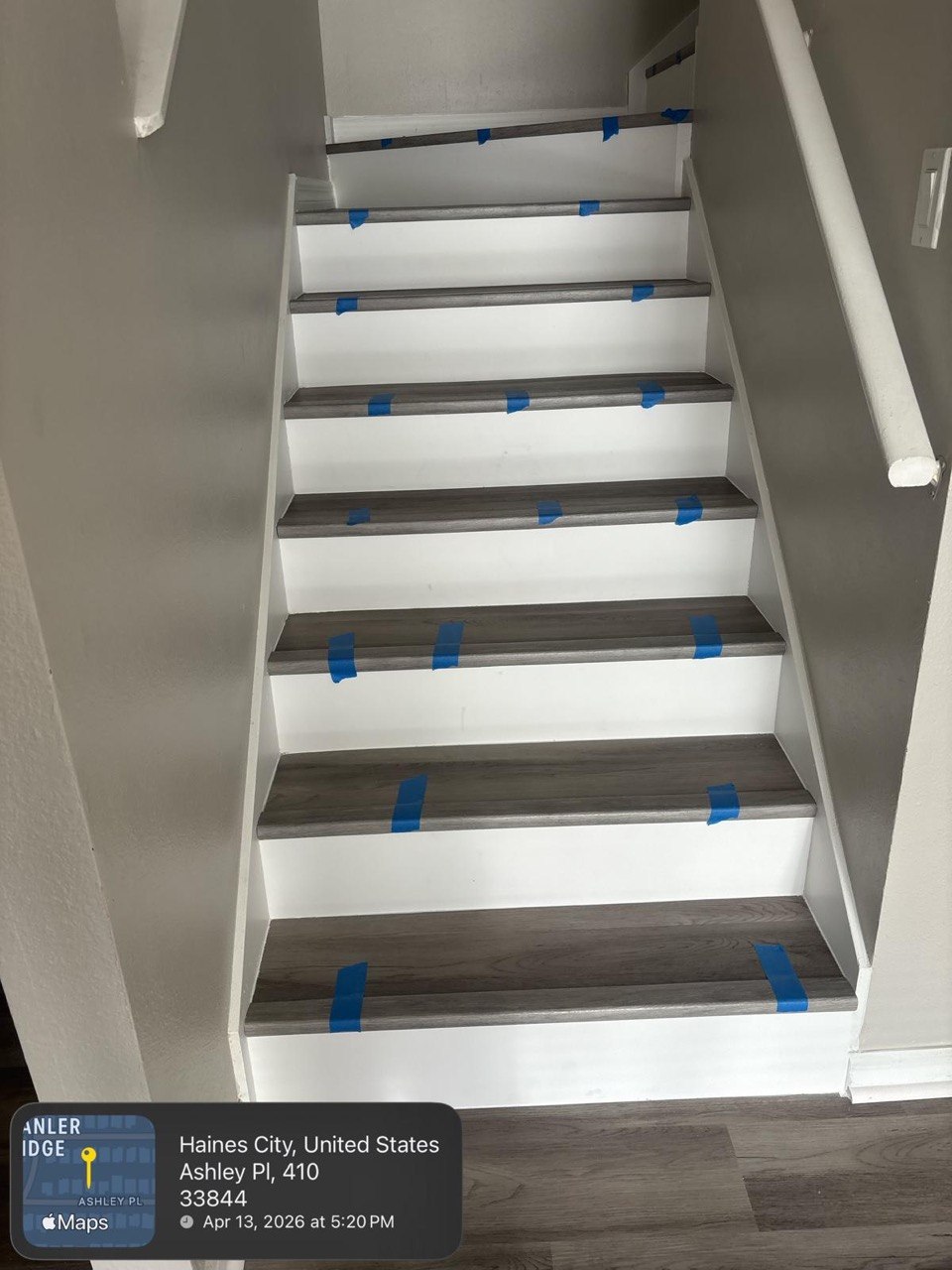After: Staircase Refinishing